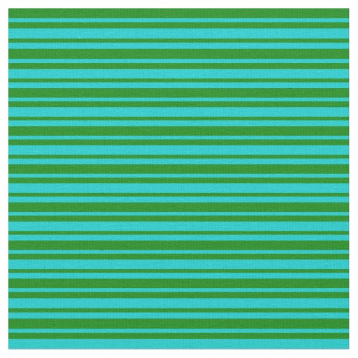 Green and Dark Turquoise Pattern Fabric