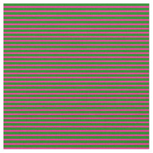 Green and Deep Pink Lined Pattern Fabric