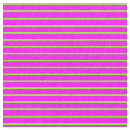 Green and Fuchsia Stripes Pattern Fabric