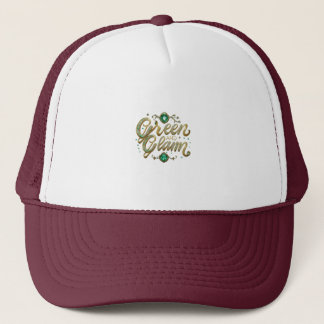 Green and Glam Trucker Hat