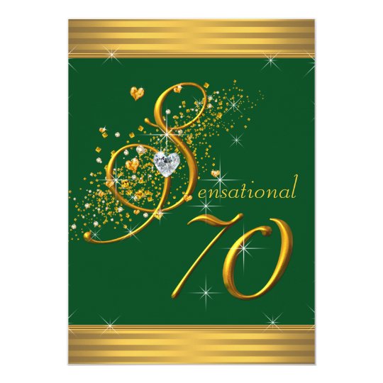Gold Lettering Surprise Party Invitations for Him | Zazzle.com