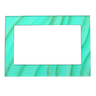 Green and Gold Blended Wisps Magnetic Frames