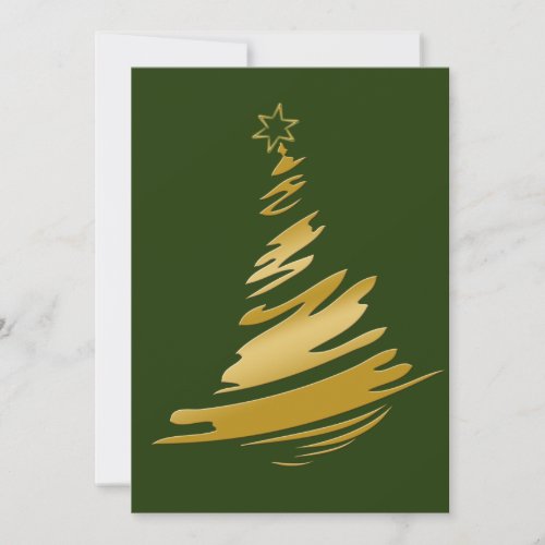 green and gold Business Holiday Greetings