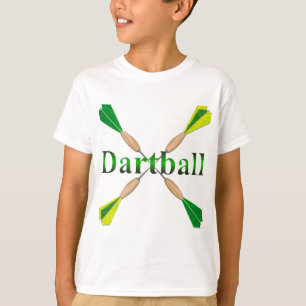Green and Gold Dartball Darts T-Shirt