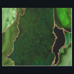 Green and Gold Faux Glitter Agate Wrapping Paper<br><div class="desc">This elegant and glamorous wrapping paper is versatile and can be used for giving gifts or art and craft projects. It is ideal for any occasion such as birthdays, weddings, bridal showers, baby showers, anniversaries or general gifts. It features green marble agate on a distressed green background. The faux gold...</div>