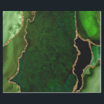 Green and Gold Faux Glitter Agate Wrapping Paper<br><div class="desc">This elegant and glamorous wrapping paper is versatile and can be used for giving gifts or art and craft projects. It is ideal for any occasion such as birthdays, weddings, bridal showers, baby showers, anniversaries or general gifts. It features green marble agate on a distressed green background. The faux gold...</div>