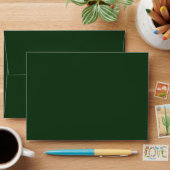 Green and Gold FAUX glitter Envelope (Desk)