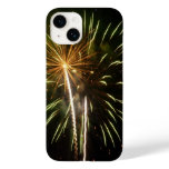 Green and Gold Fireworks Holiday Celebration Case-Mate iPhone 14 Case