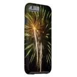 Green and Gold Fireworks Holiday Celebration Tough iPhone 6 Case