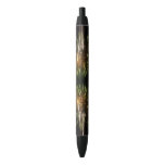 Green and Gold Fireworks Holiday Celebration Pen