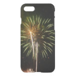 Green and Gold Fireworks Holiday Celebration iPhone SE/8/7 Case