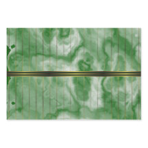 Green And Gold Geometric Stripes Emerald Marble
