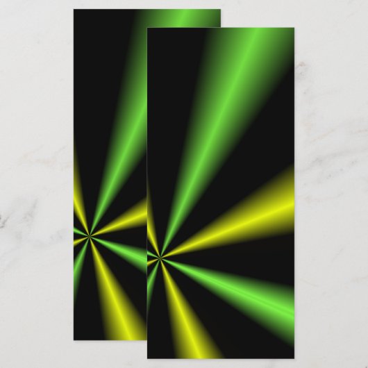 Green and Gold Lightbeams (Front/Back)