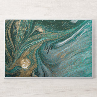 Green and gold marble HP EliteBook 850 G5/G6 HP Laptop Skin