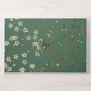 green and gold marble HP EliteBook 850 HP Laptop Skin