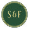Green and Gold Monogram Envelope Seal