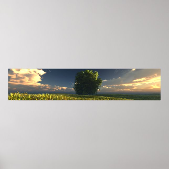 Green and Gold (Triple Wide) Poster (Front)