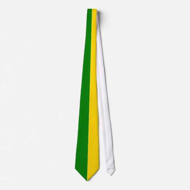 Green and Gold Two Color Tie (Front)