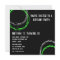 Green and Gray Grunge Circles Boy Birthday Party