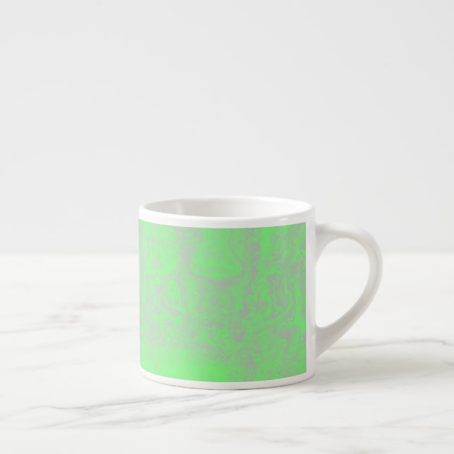 green and gray marble espresso cup (Right)