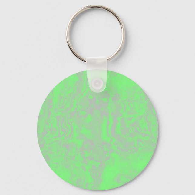 green and gray marble keychain (Front)