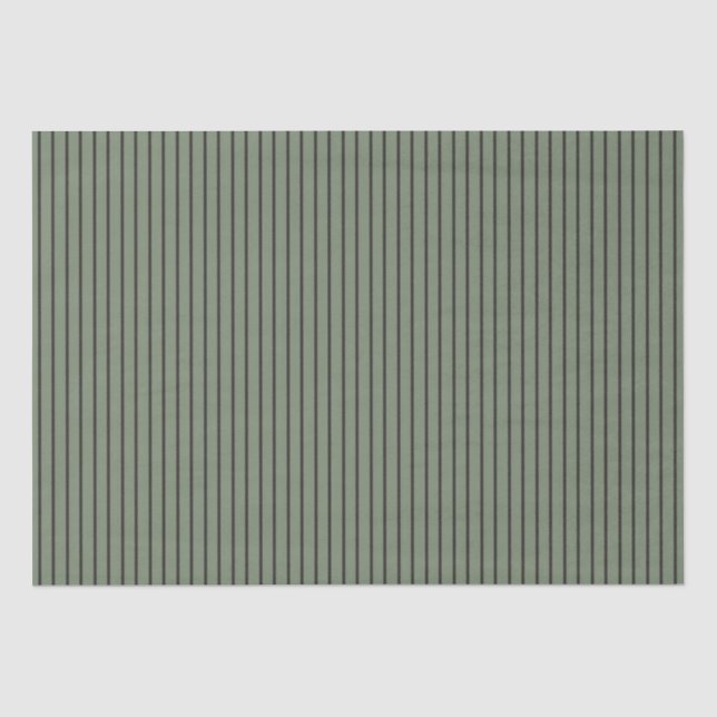 green and gray stripes   tissue paper (Front)