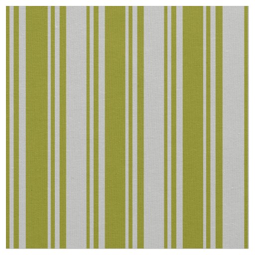 Green and Grey Lines Fabric