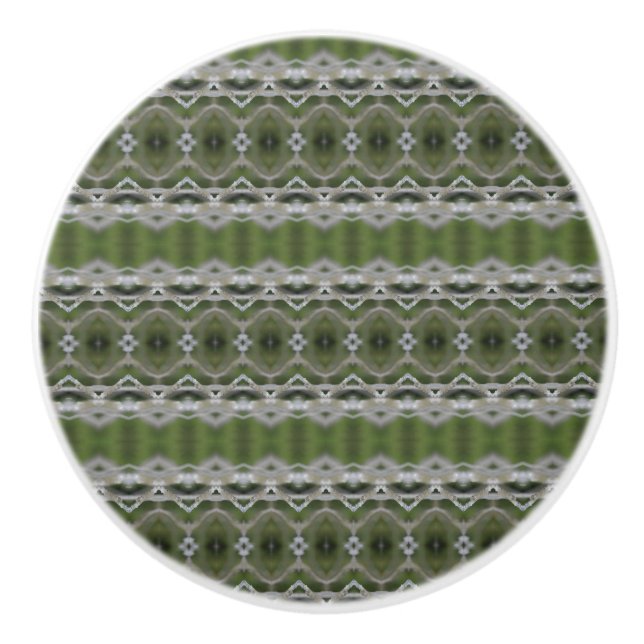 Green and Grey Stylish Drawer Pull (Front)