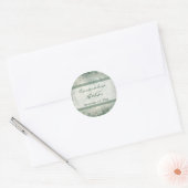 Green and Ivory Floral Envelope Seal (Envelope)