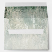 Green and Ivory Personalized A7 Envelope (Back (Bottom))
