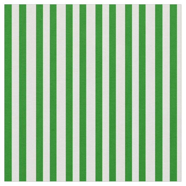 Green and Light Cyan Lines Pattern Fabric (Close Up)