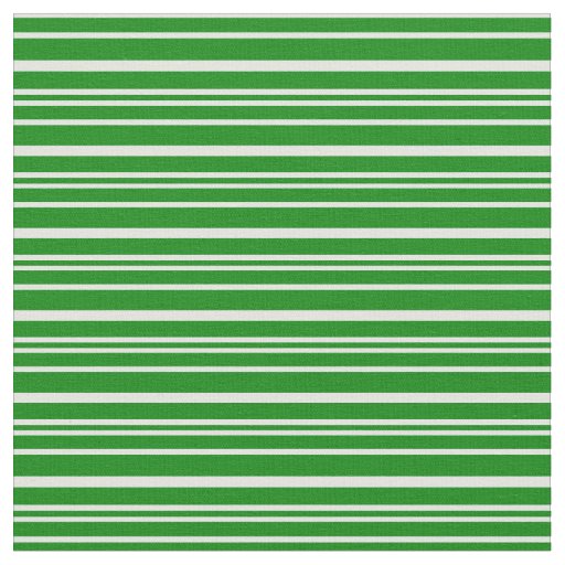 Green and Light Cyan Pattern of Stripes Fabric