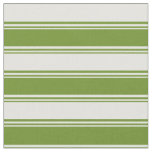 [ Thumbnail: Green and Light Cyan Striped Pattern Fabric ]