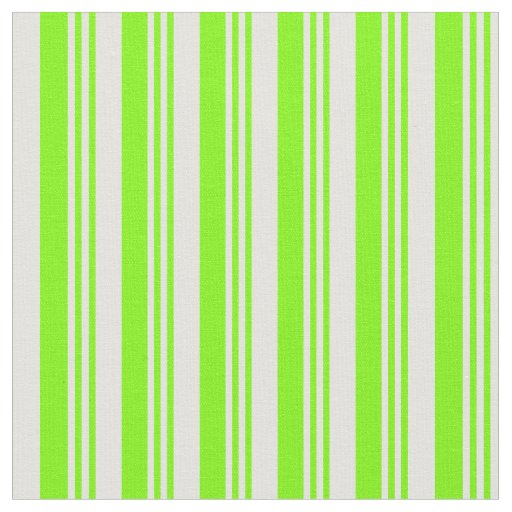 Green and Light Cyan Stripes Fabric