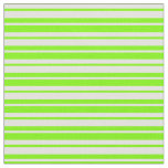 [ Thumbnail: Green and Light Yellow Colored Pattern Fabric ]