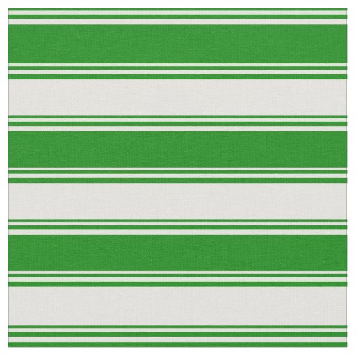 Green and Light Yellow Lines/Stripes Pattern Fabric