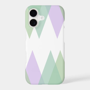 Green and lilac triangles iPhone 17 case