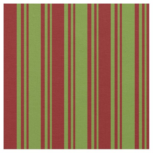 Green and Maroon Striped/Lined Pattern Fabric