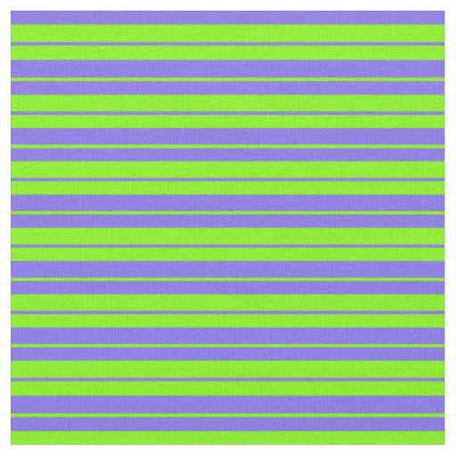 Green and Medium Slate Blue Striped/Lined Pattern Fabric