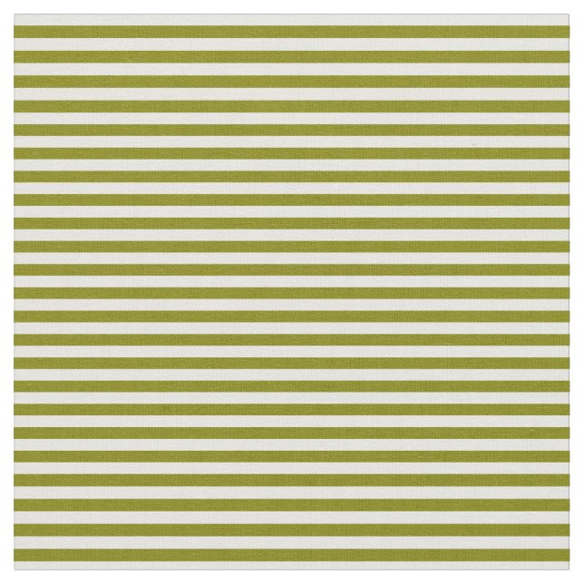 Green and Mint Cream Pattern of Stripes Fabric (Close Up)