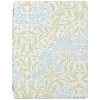 Green And Mint Floral Damask Pattern Ipad Smart Cover by heartlockedcases at Zazzle