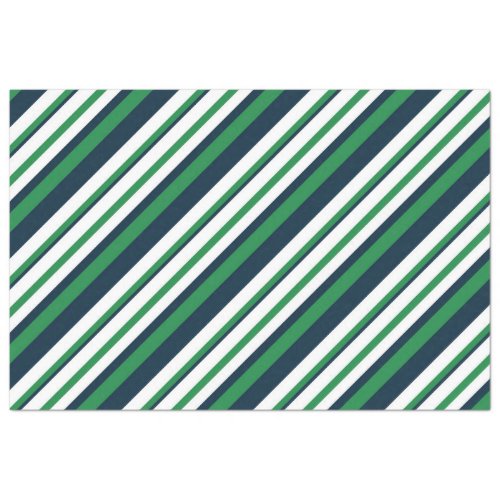 Green and Navy  Nautical Series Design 3 Tissue Pa Tissue Paper