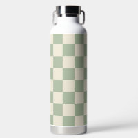 Green and Off White Checkerboard