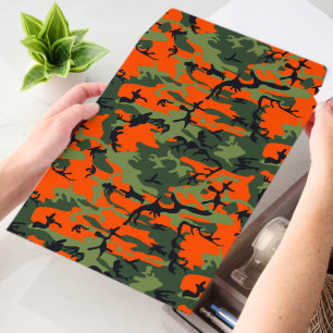 Green and Orange Camo, Camouflage, Military, Army Envelope Mailers
