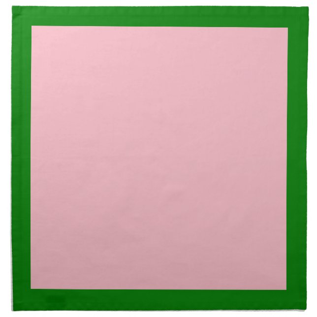 Green and Pink Napkins (Front)