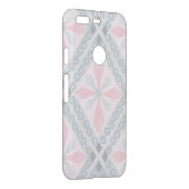 Green and pink pastel diamond pattern uncommon google pixel case (Back/Right)