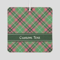 Green and Pink Tartan Air Freshener