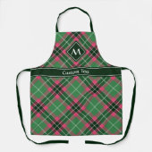 Green and Pink Tartan Apron (Front)