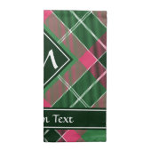 Green and Pink Tartan Cloth Napkin (Half Fold)