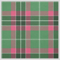 Green and Pink Tartan Fabric